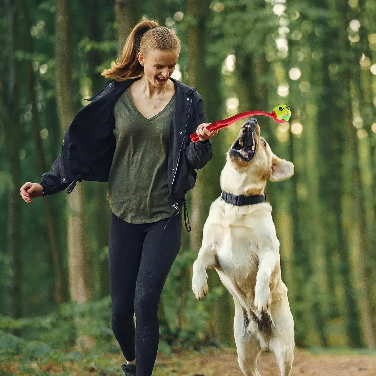 Dog toy “ball thrower”
