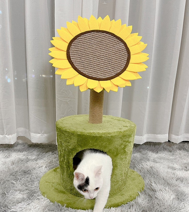 Scratching post for cats "Sunflower"