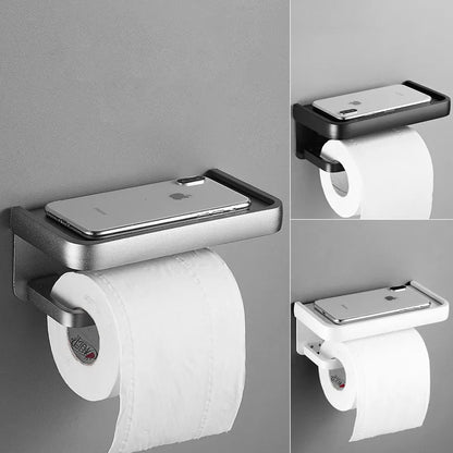 Toilet paper holder (no drilling required)