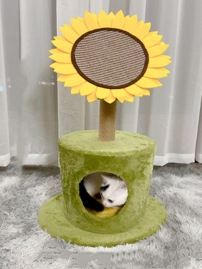 Scratching post for cats "Sunflower"